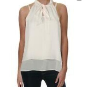 BCBGMAXAZRIA Women's Agda  Sheer Top
